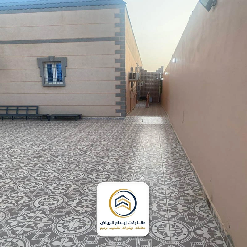 بلاط احواش فلل بالرياض