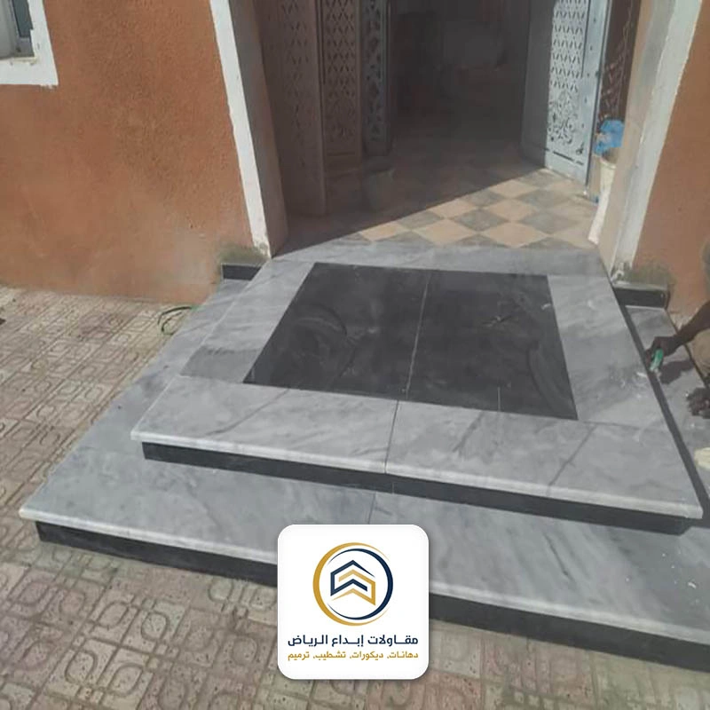 تركيب بلاط فوق بلاط الحوش بالرياض