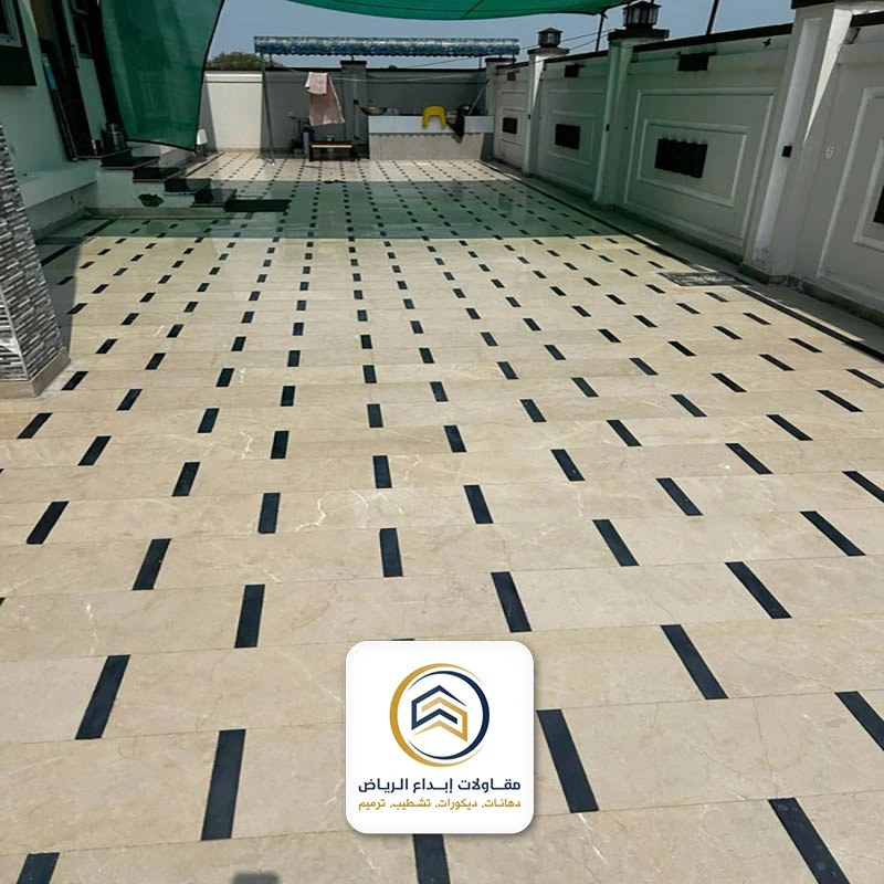 اشكال بلاط احواش الرياض